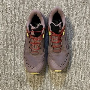 Salomon Men's Athletic Shoes - Brown and Yellow